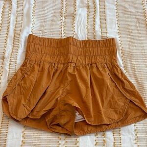 FP Movement by Free People High Waist Orange Shorts